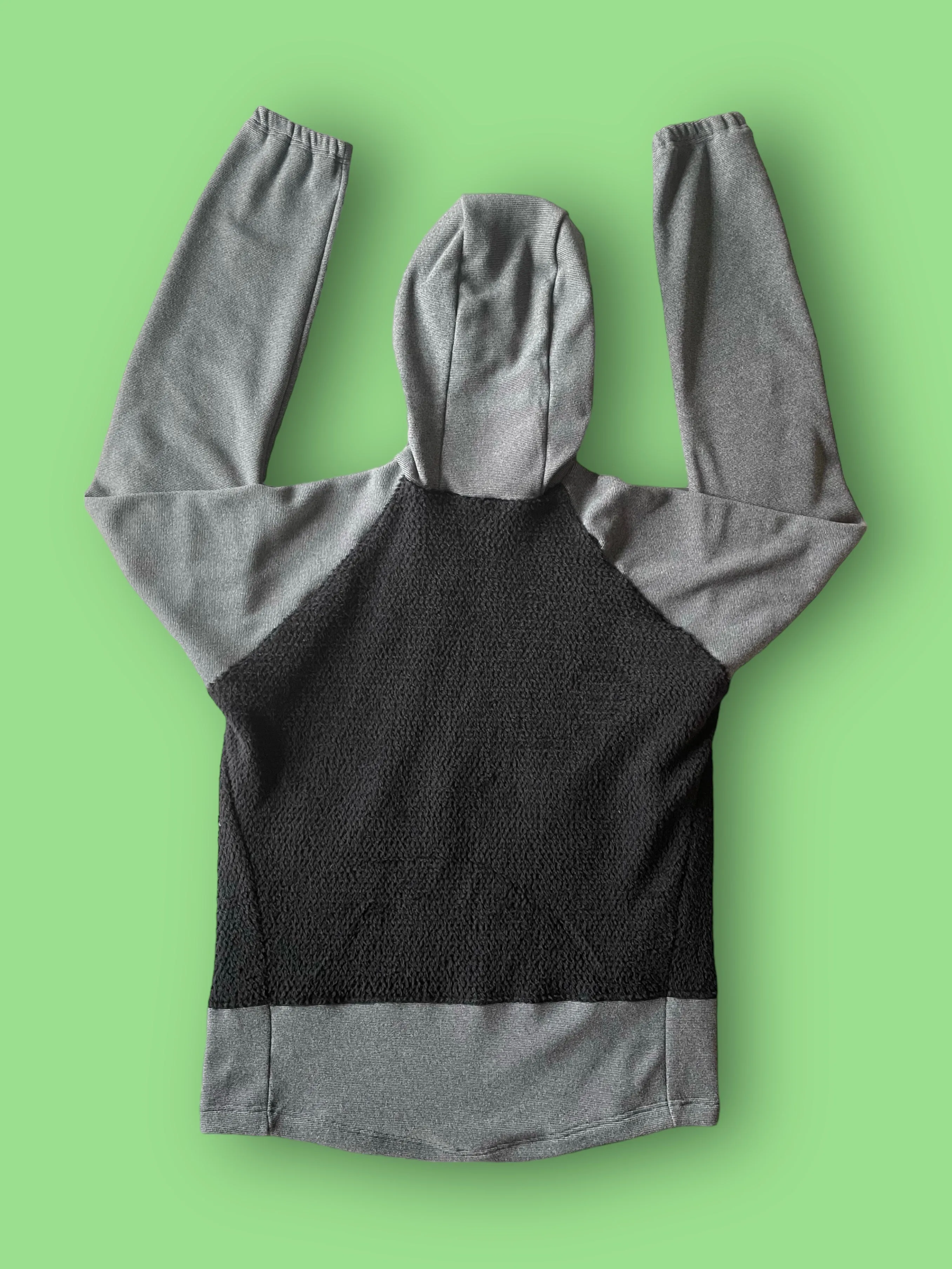 Alpha Direct-Thermal Pro Fusion Hoodie | Black-Gray Stripe