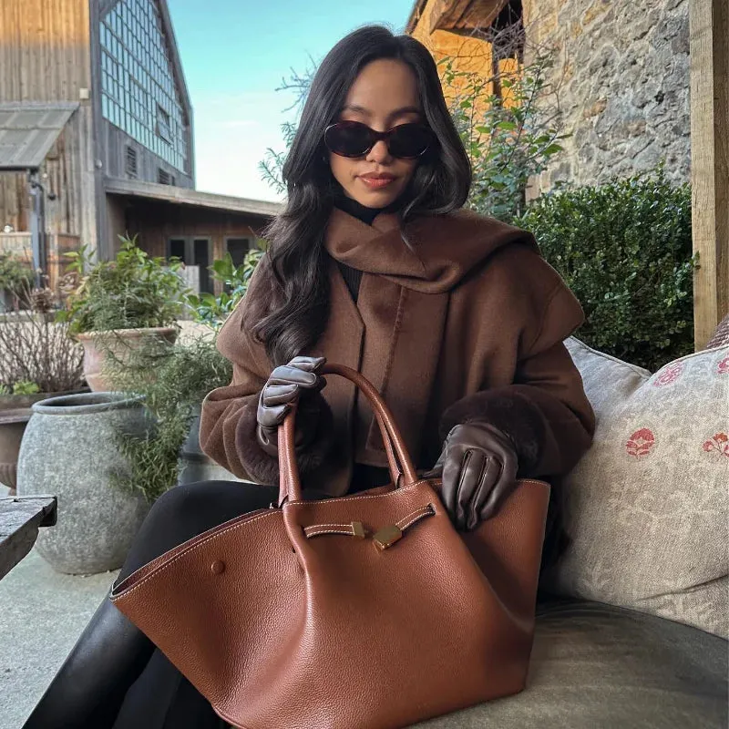 Chic Scarf loose fall coat blanket jacket coat