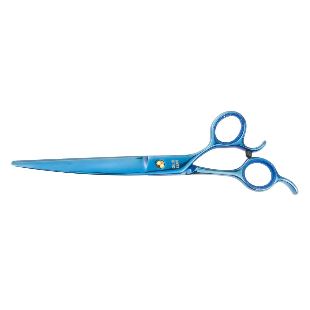Geib Kiss Gold/Blue 8.5" Curved Scissors