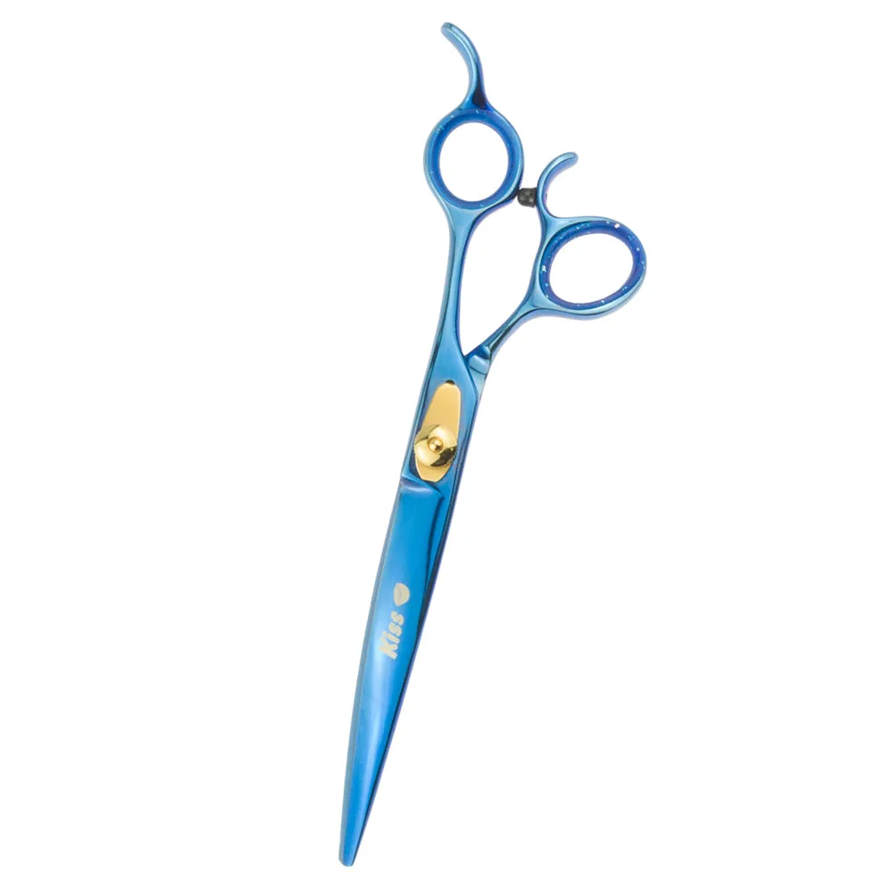 Geib Kiss Gold/Blue 8.5" Curved Scissors