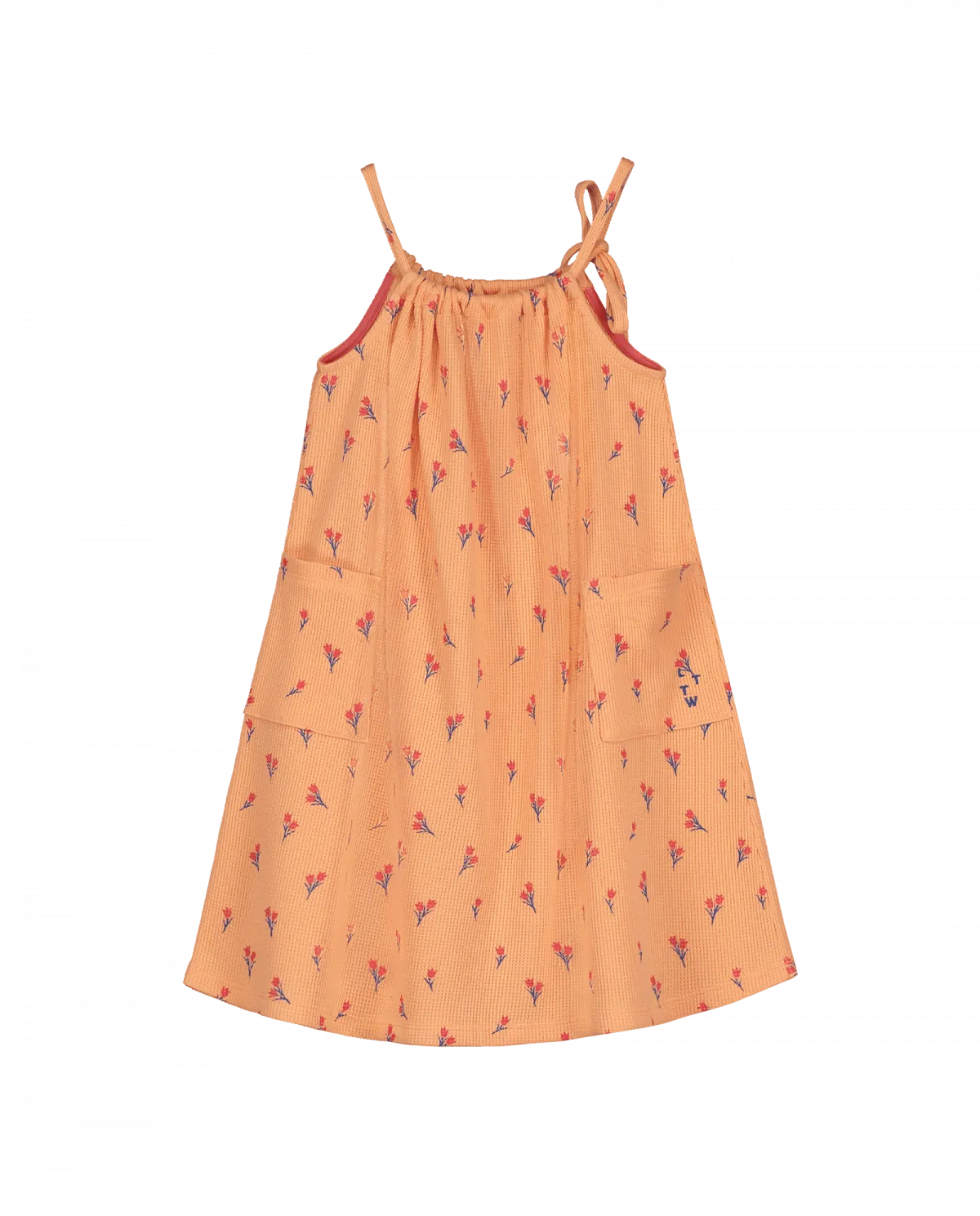 LETTER TO THE WORLD PEACH THERMAL TULIP PRINTED JUMPER [FINAL SALE]