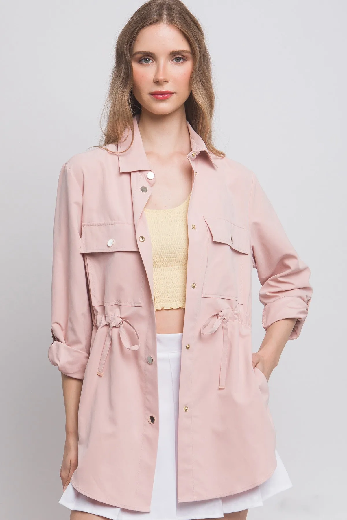 Long Sleeve Button Down Jacket
