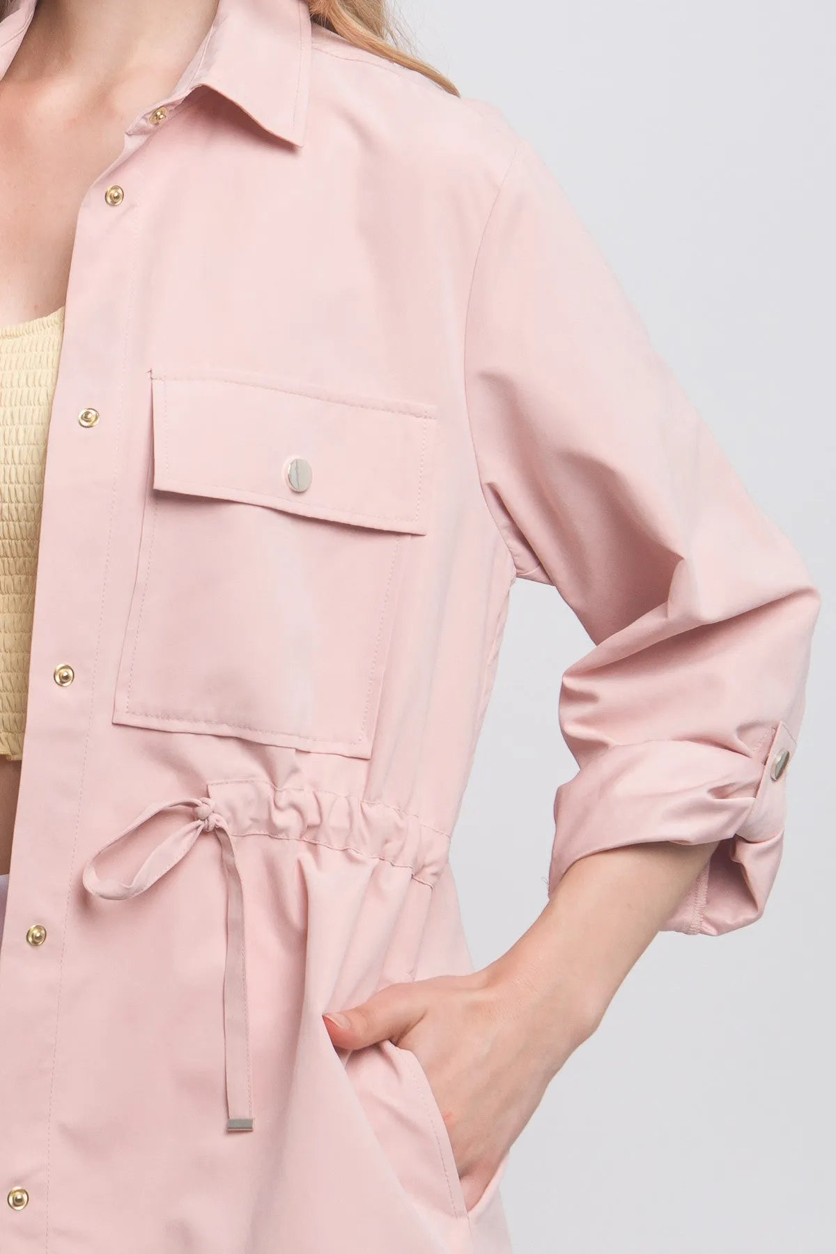 Long Sleeve Button Down Jacket
