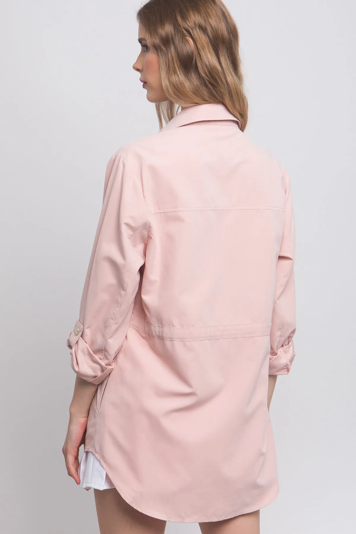 Long Sleeve Button Down Jacket