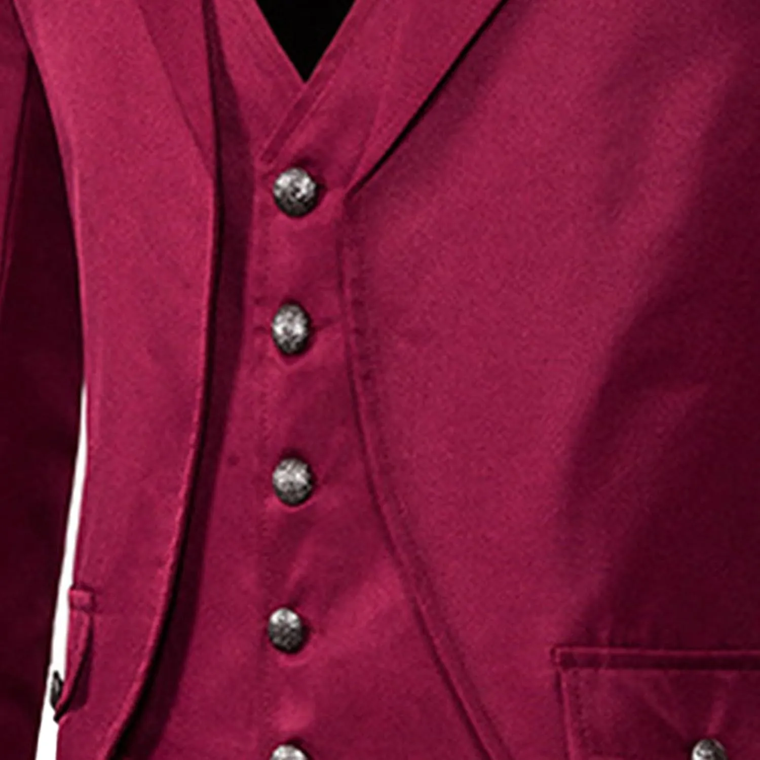 Mens Tails Slim Fit Tailcoat Dress Coat Gothic Tailcoat Tuxedo Jacket Dinner Party Wedding Blazer Suit Jacket