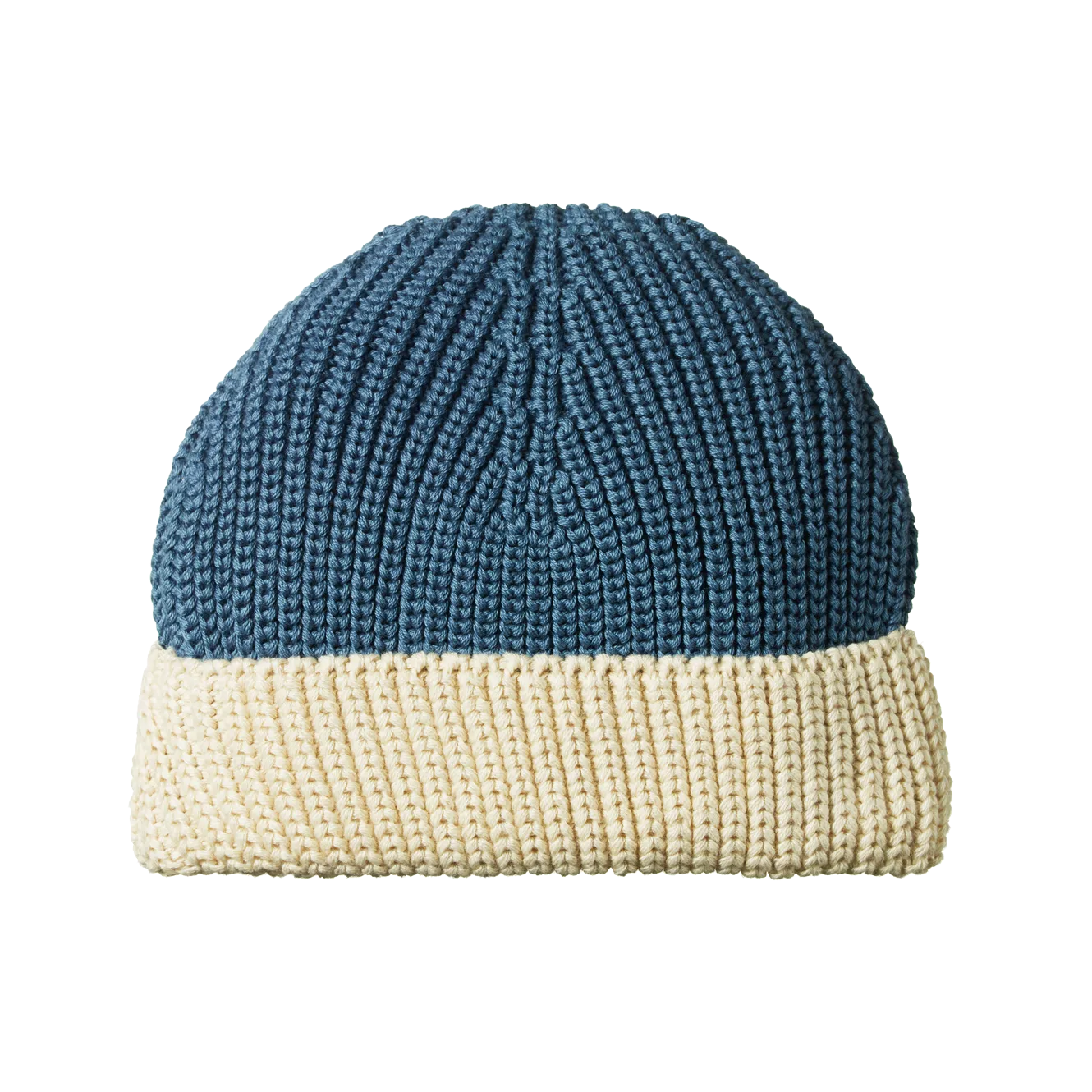 Nature Baby Forest Beanie - Oatmeal Marl/Sky Blue