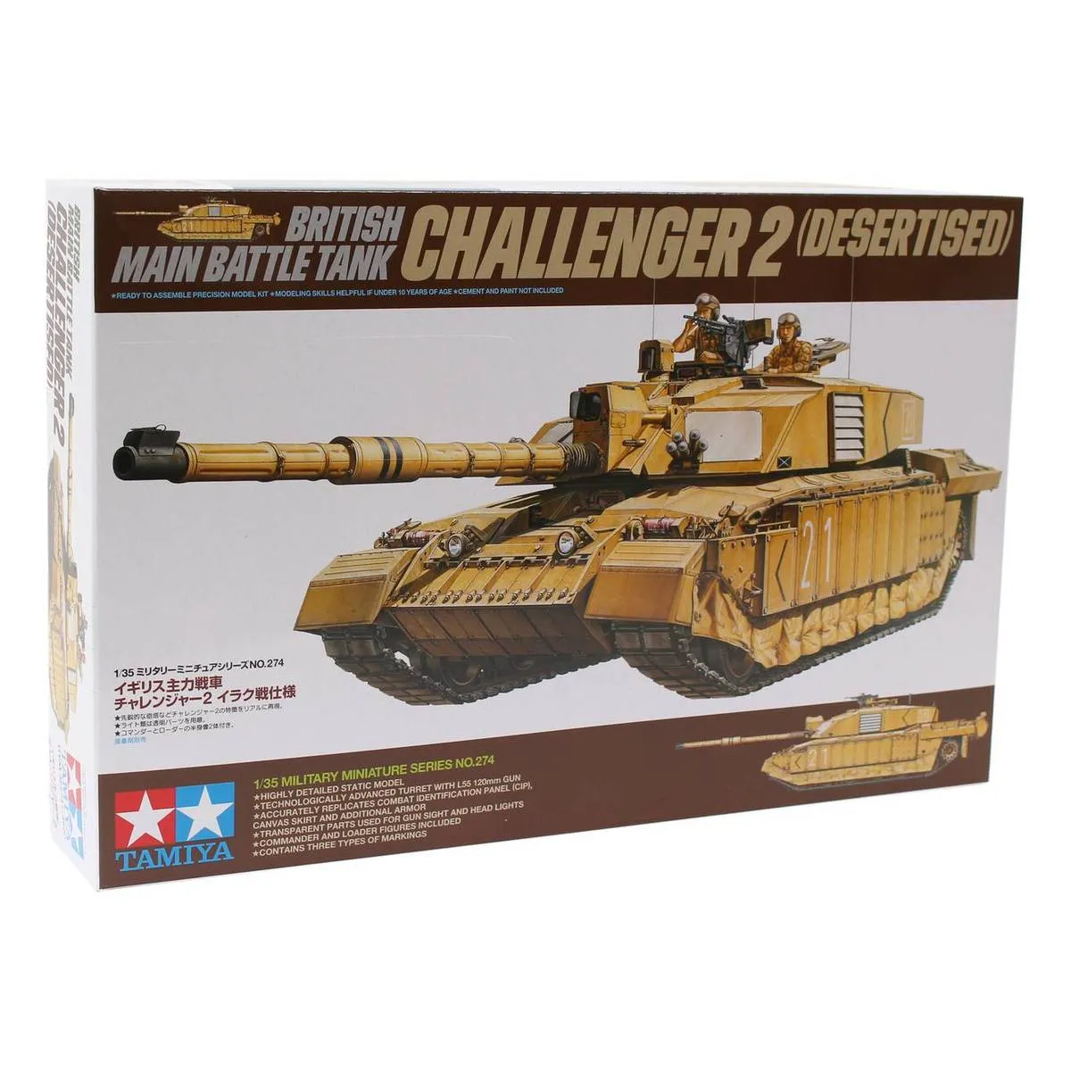 Tamiya 1/35 Challenger 2 (Desertised)